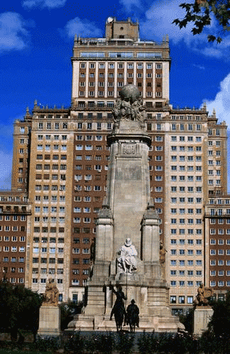 Памятник Сервантеса, Мадрид, Испания